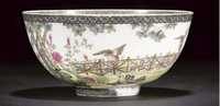 A famille rose eggshell bowl